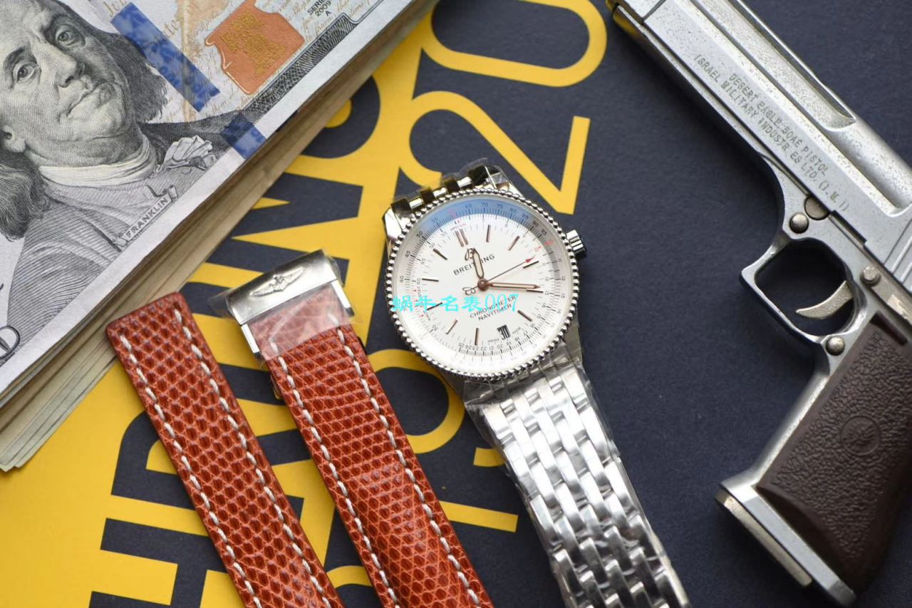 【 Video analysis 】KOR Factory 出品 Replica 表， Breitling 航空计时38mm 中性size Replica  U17325211G1A1男女均可佩戴 / BL128