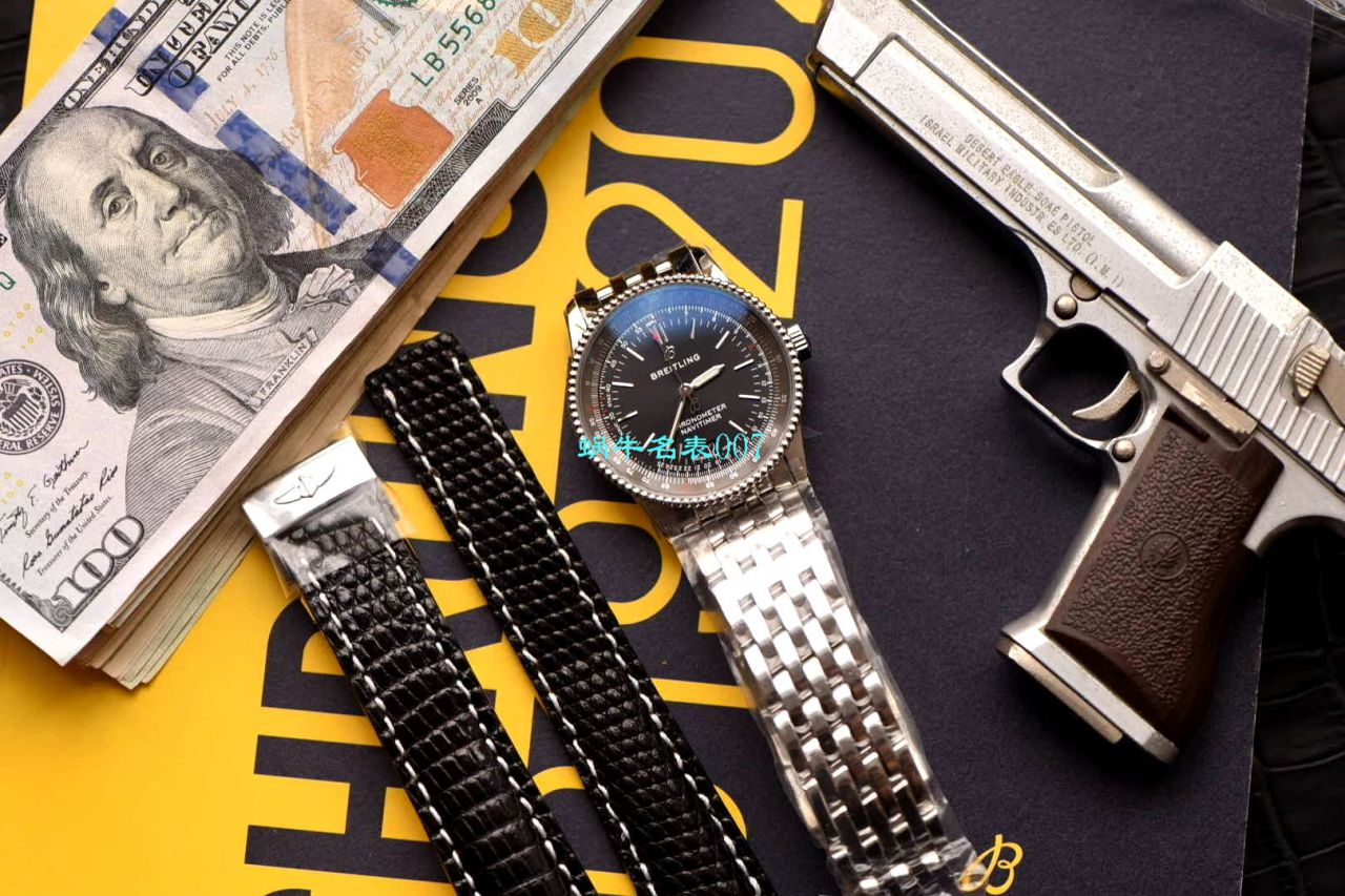 【 Video analysis KOR Factory Breitling High quality  Replica Watches 】 Breitling 38MM航空计时1系列A17325241B1A1 wrist watches  / BL129