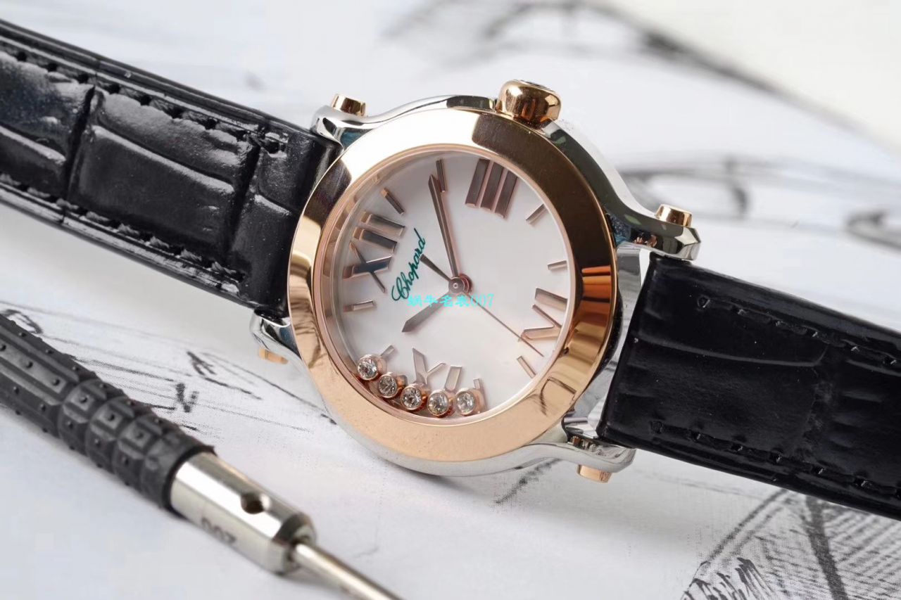 【ZF Factory  Replica Copy 女表】 Chopard HAPPY DIAMONDS系列278509-6001，278509-3001 wrist watches  / XB053
