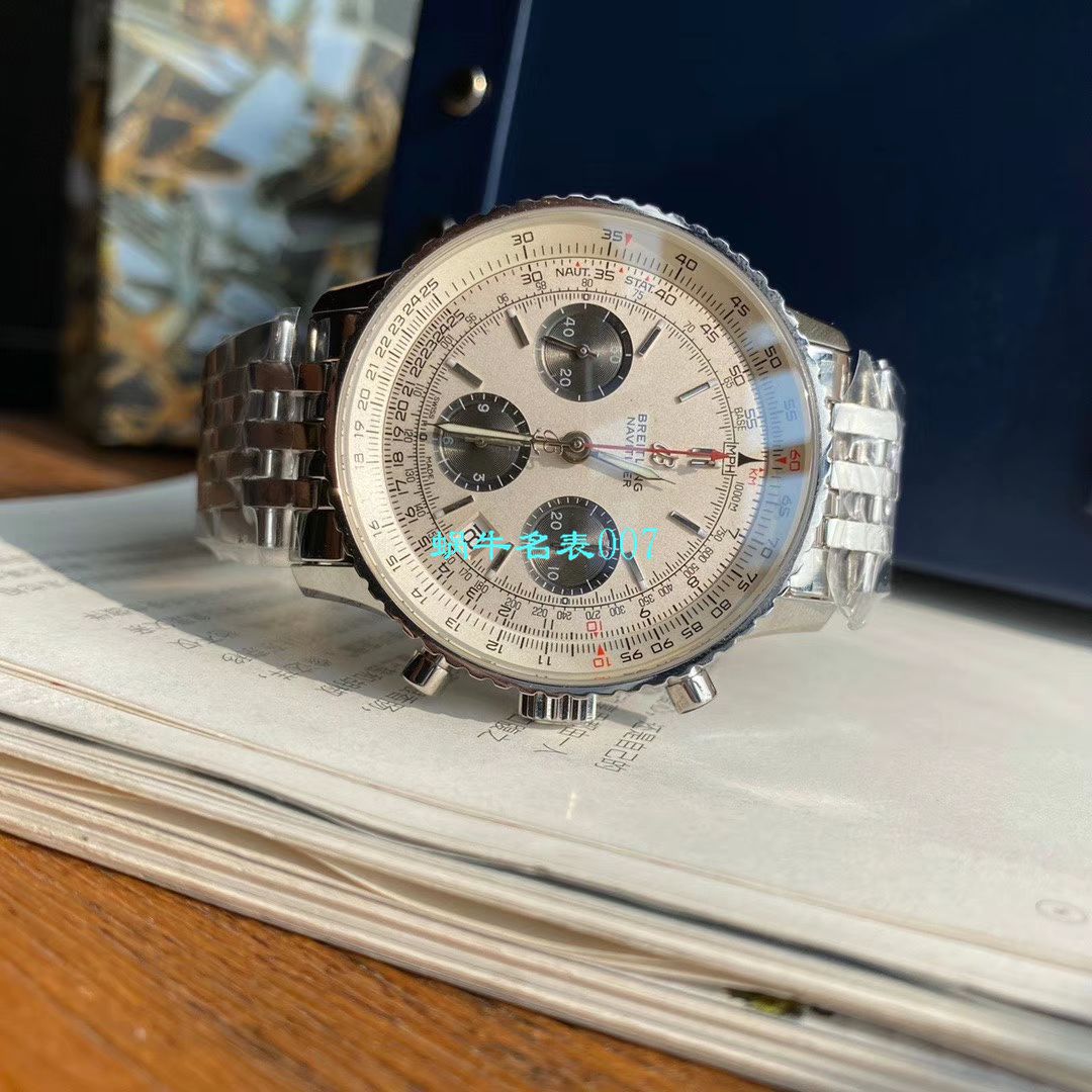 【渠道原单百年经典！】 Breitling 航空计时1B01计时 wrist watches 43系列AB0121211G1P1 wrist watches  / BL138