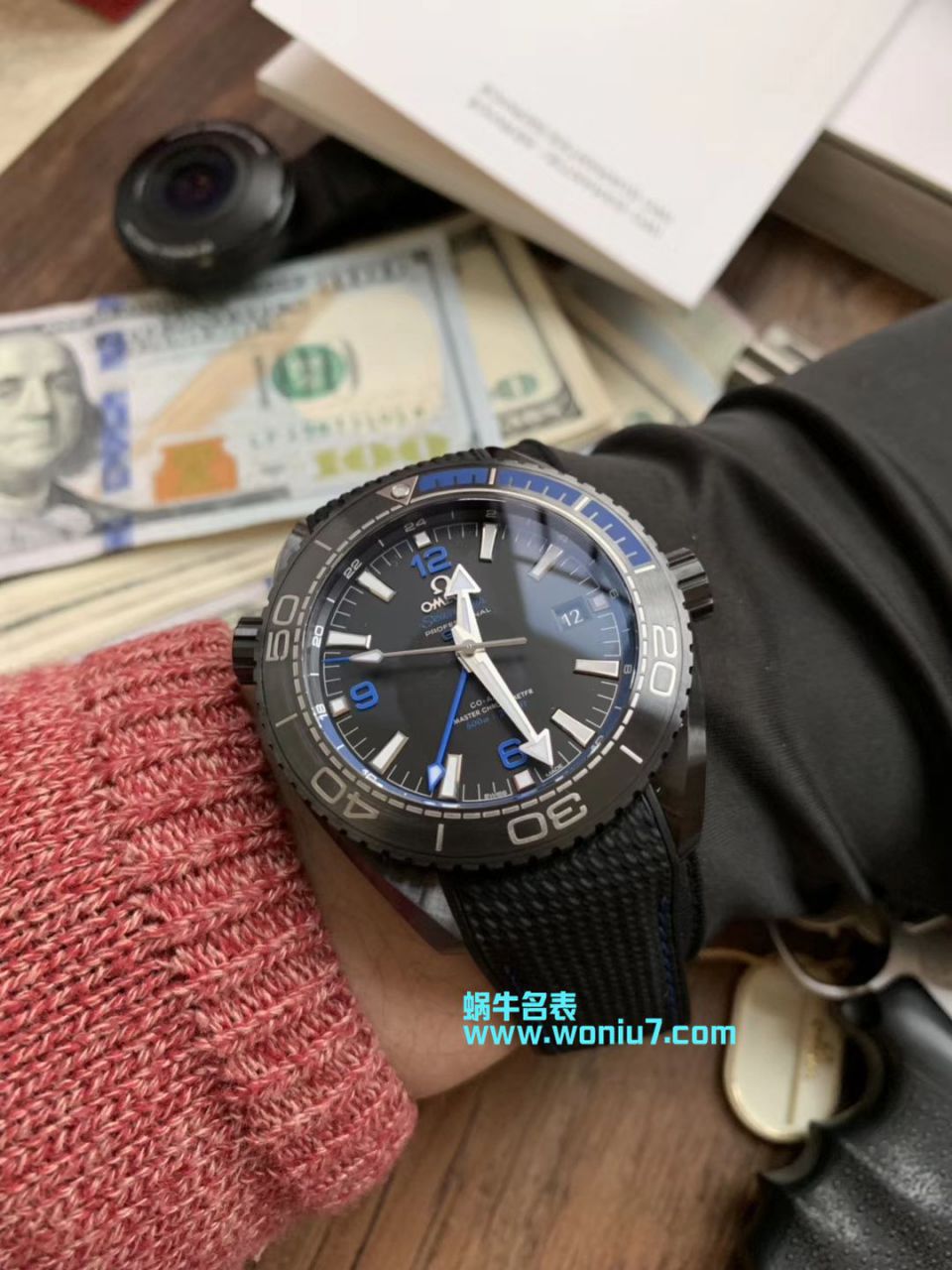 【 Video analysis VS Factory 深海之黑间金之王】OMEGA海洋宇宙600米 Replica Copy  Watches 215.63.46.22.01.001 wrist watches  / M660