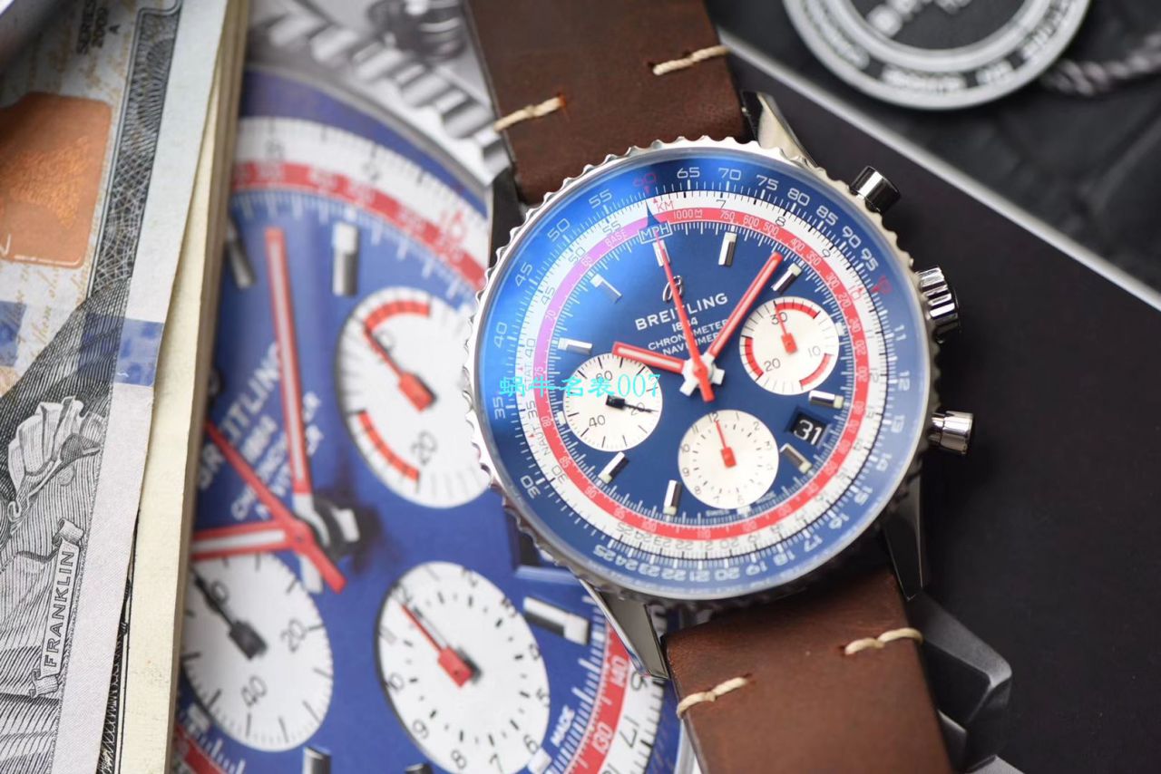 【V9 Factory 官网 Replica Watches 】 Breitling 航空计时1 B01计时 wrist watches  Replica 43SWISSAIR瑞士航空特别版系列 AB01211B1B1X1 wrist watches  / BL132
