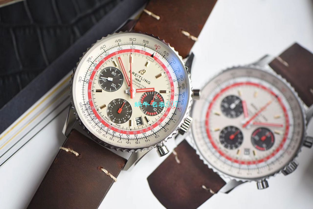 【V9 Factory 1:1 Copy  Watches 】 Breitling 航空计时1 B01计时43RANAM泛美航空特别版AB01212B1C1X1 wrist watches  / BL135