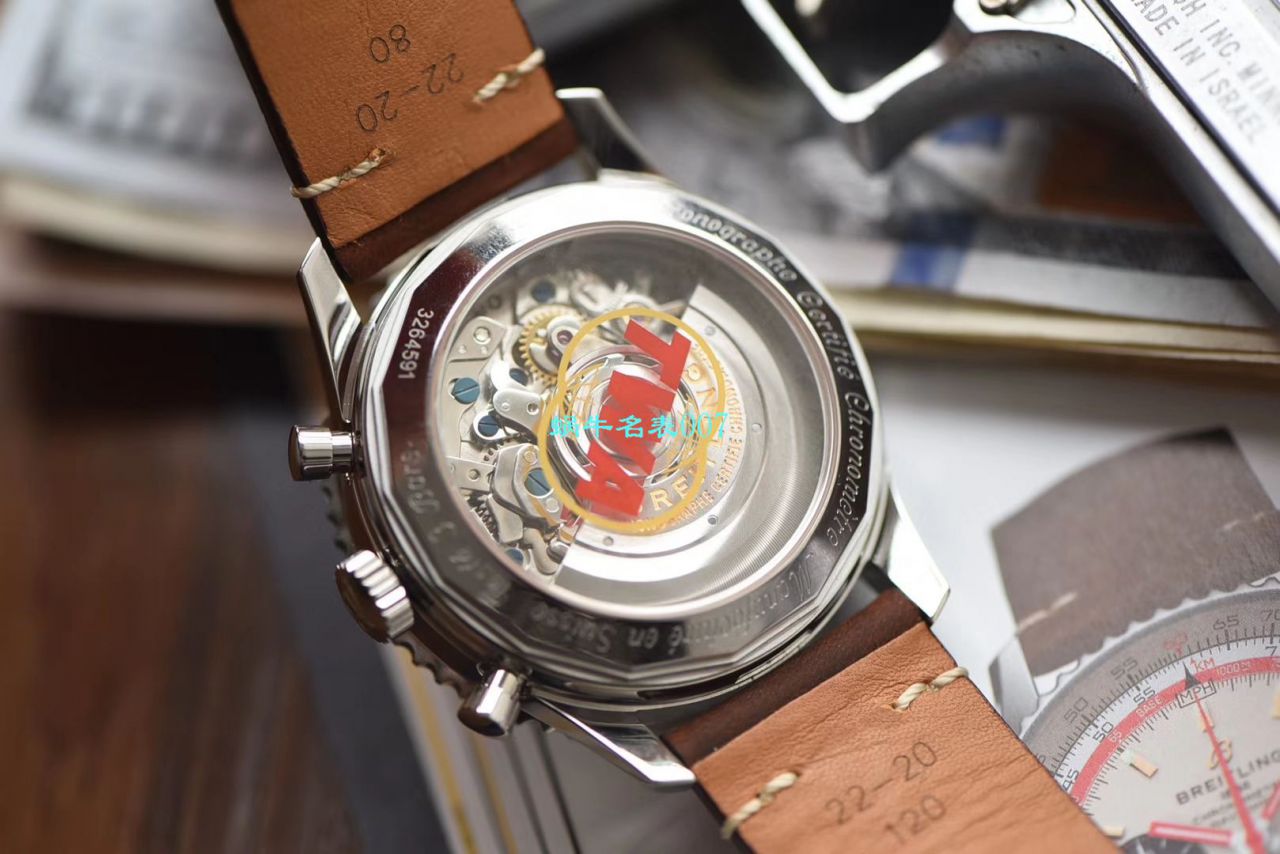【V9 Factory 1:1 Copy  Watches 】 Breitling 航空计时1 B01计时43RANAM泛美航空特别版AB01212B1C1X1 wrist watches  / BL135