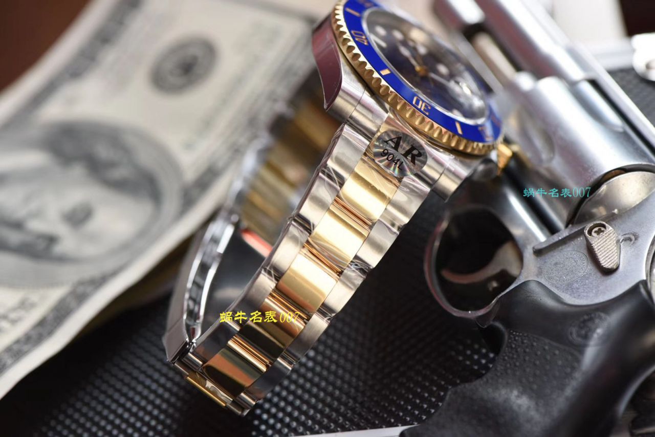 【AR Factory 官网 High quality  Replica V3版本】 Rolex  Submariner 型系列116613LB-97203，116613-LN-97203间金蓝黑 wrist watches  / R258