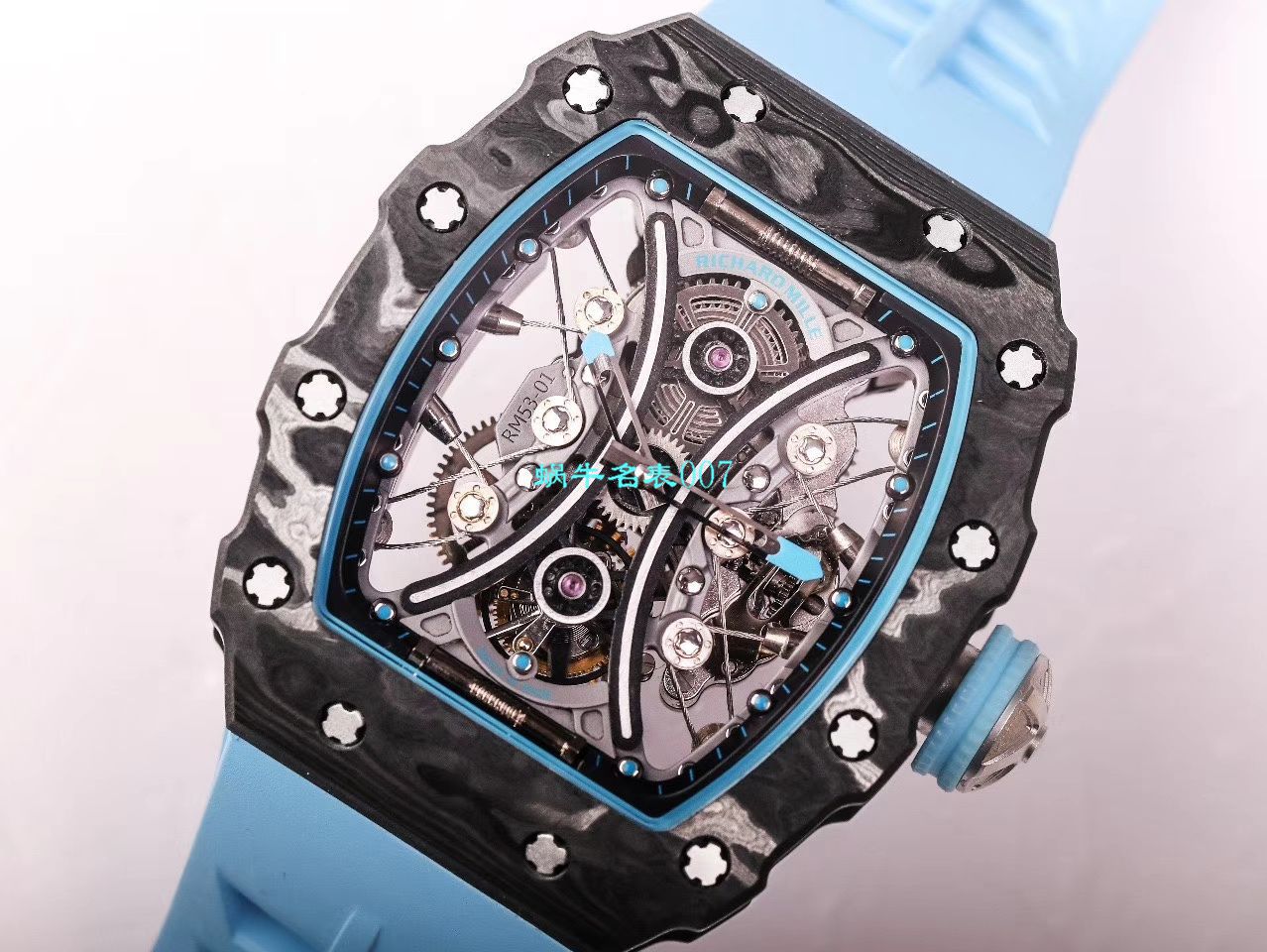 【JB Factory  RICHARD MILLE  Replica Copy  Watches 】Richard Mille男士系列RM 53-01 PABLO MAC DONOUGH Tourbillon  wrist watches  / RM 53-01