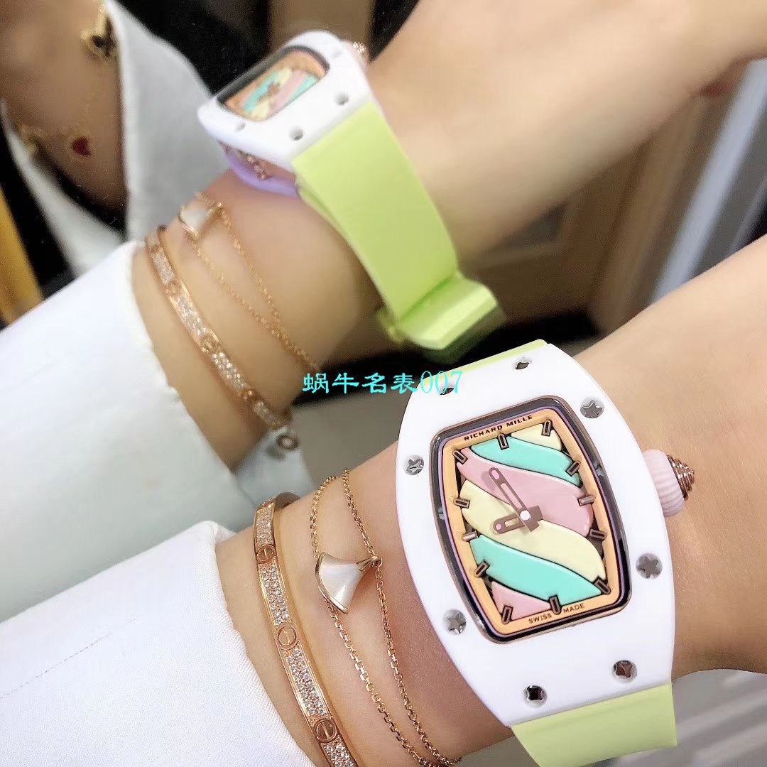  RICHARD MILLE 糖果棉花糖 Replica 女表！RM 07 bon bon系列最稀有的作品！ / RM-07