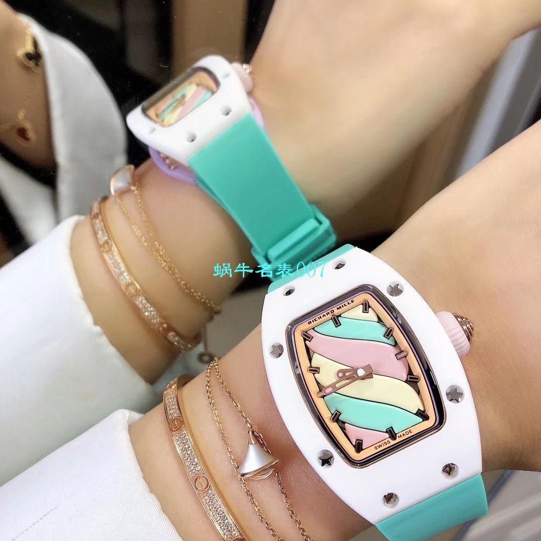  RICHARD MILLE 糖果棉花糖 Replica 女表！RM 07 bon bon系列最稀有的作品！ / RM-07