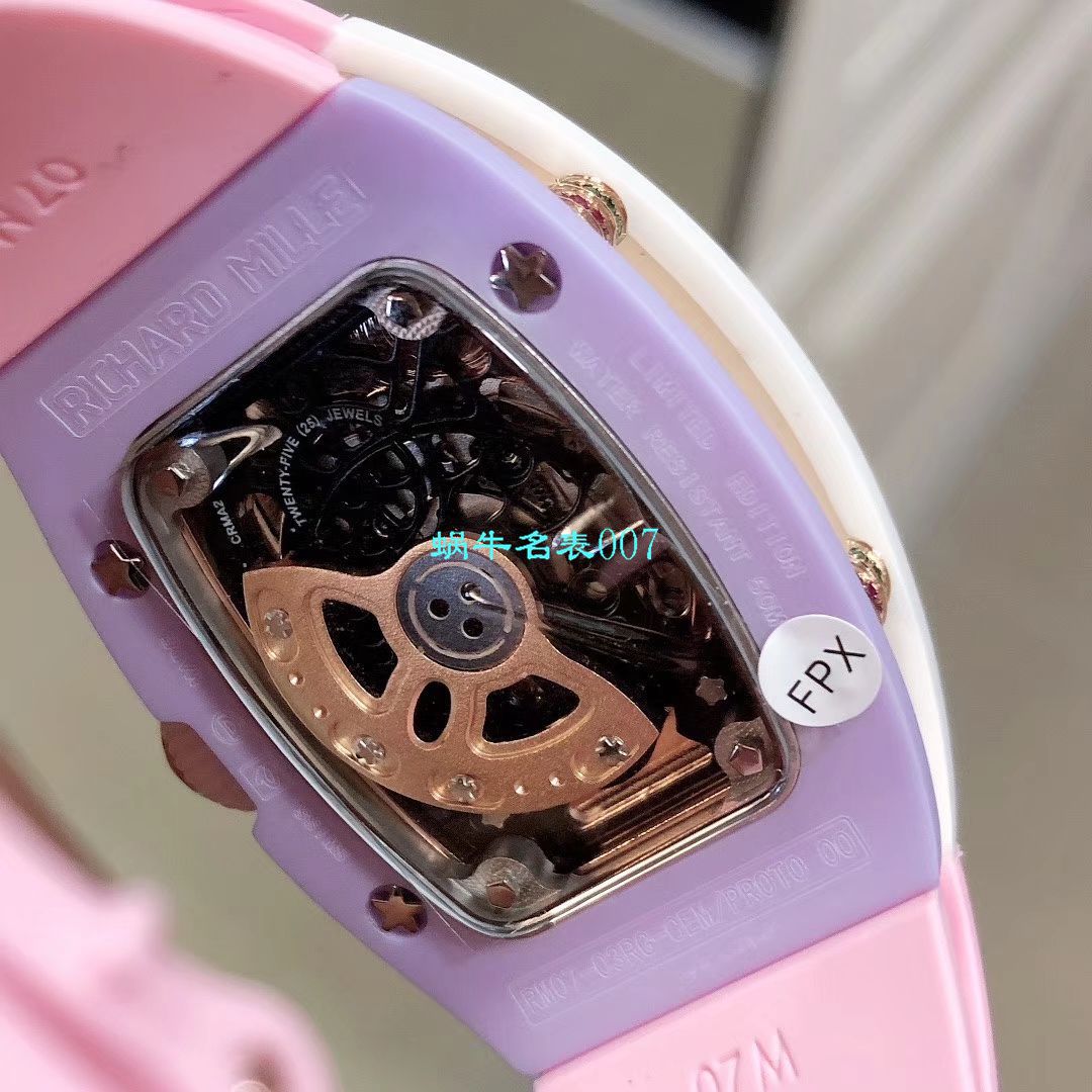 RICHARD MILLE 糖果棉花糖 Replica 女表！RM 07 bon bon系列最稀有的作品！ / RM-07