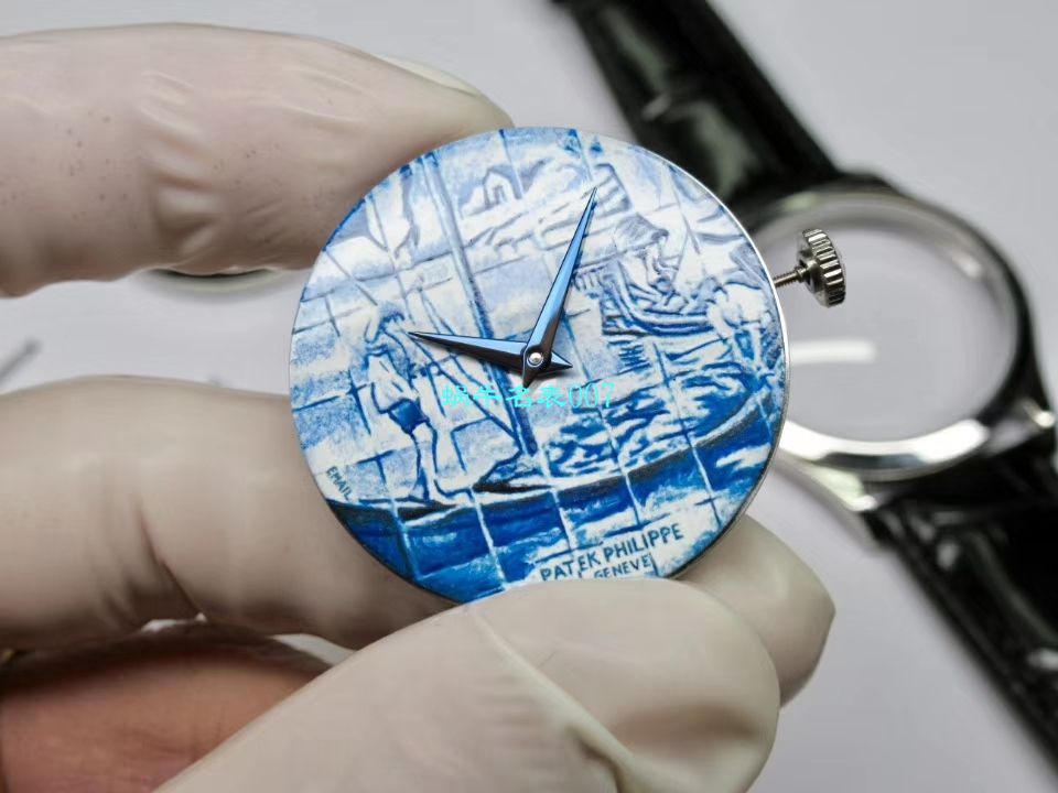 FL Factory 真微绘珐琅工艺 Replica Copy 表 PATEK PHILIPPE 5089G-061《太加斯河上垂钓》、5089G-062《一天的收货》 / BD263