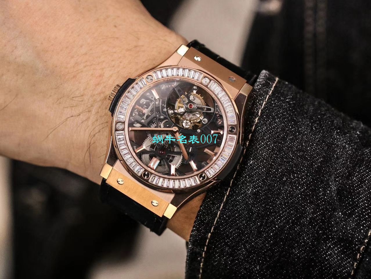 JB Factory  hublot 经典融合 Tourbillon  Replica Copy 表505 OX 0180 LR 0904，505.OX.0180.LR.1904，505.OX.0180.LR，505.TX.0170.LR wrist watches  / YUB077