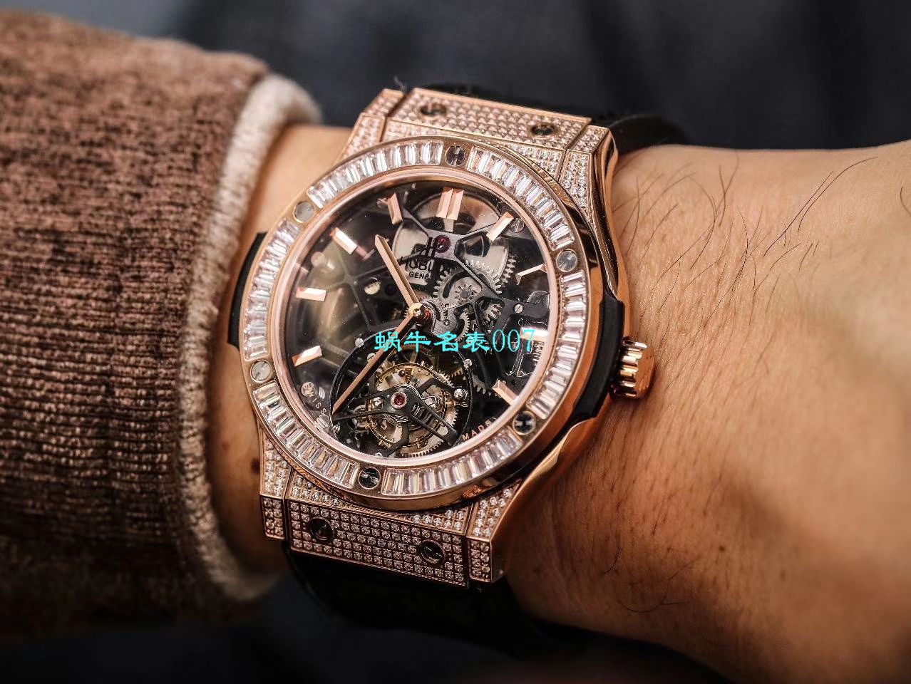 JB Factory  hublot 经典融合 Tourbillon  Replica Copy 表505 OX 0180 LR 0904，505.OX.0180.LR.1904，505.OX.0180.LR，505.TX.0170.LR wrist watches  / YUB077