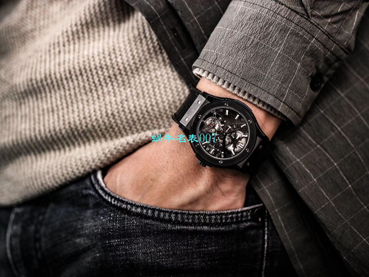 JB Factory  hublot 经典融合 Tourbillon  Replica Copy 表505 OX 0180 LR 0904，505.OX.0180.LR.1904，505.OX.0180.LR，505.TX.0170.LR wrist watches  / YUB077