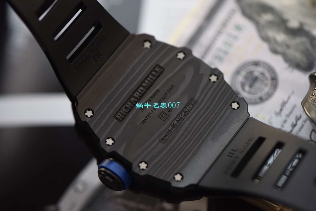 KV Factory 全新升级V3版RICHARD MILLE Replica 表 RICHARD MILLE RM 035-01 PSG特别版巴黎圣日耳曼足球俱乐部 / KVPSG3501