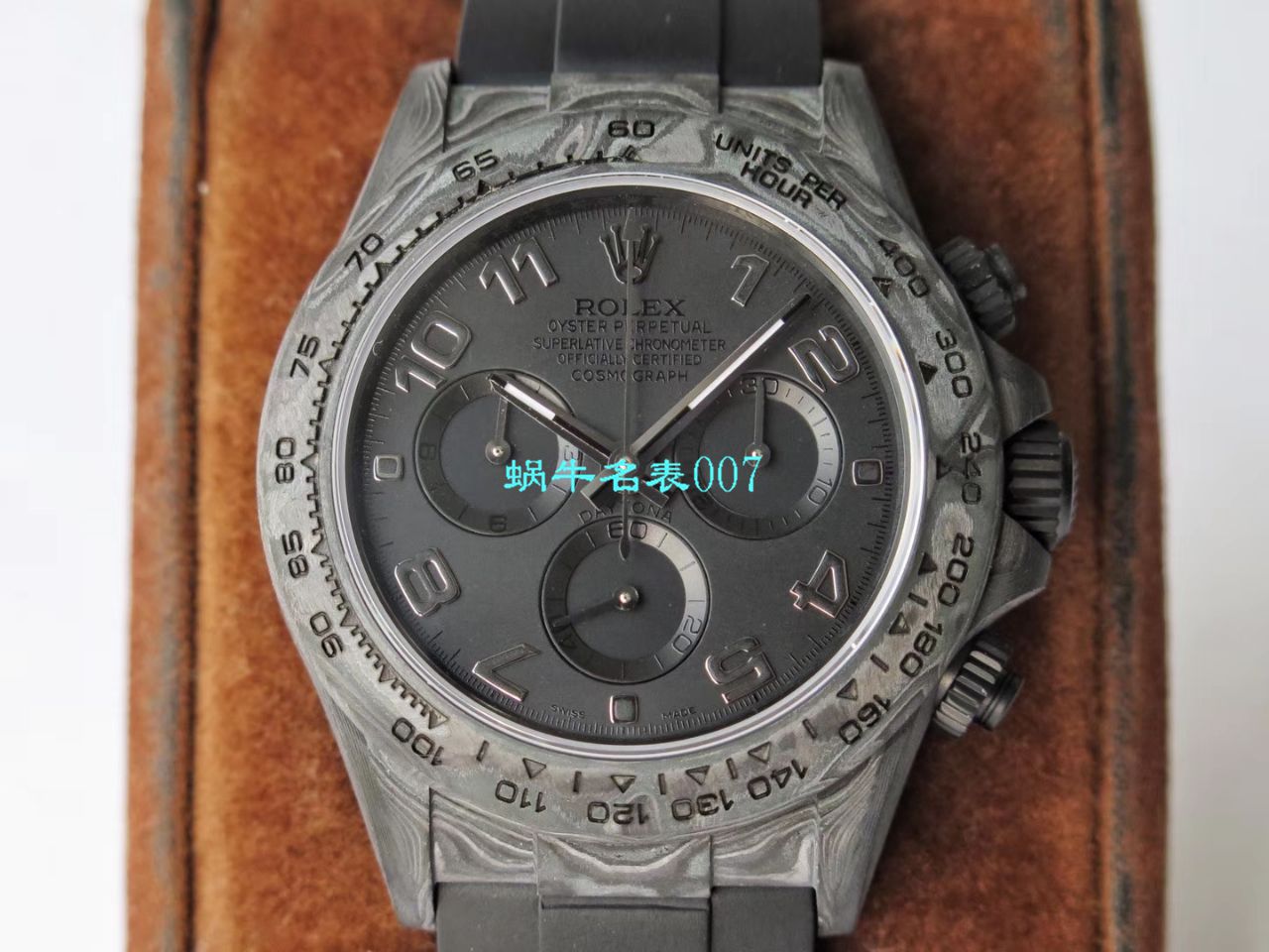 【TW Factory  Rolex  Replica Watches 】 Rolex ROLEX宇宙计时 Ditongna 系列之 carbon fiber 海外 copy customized 版 / R367