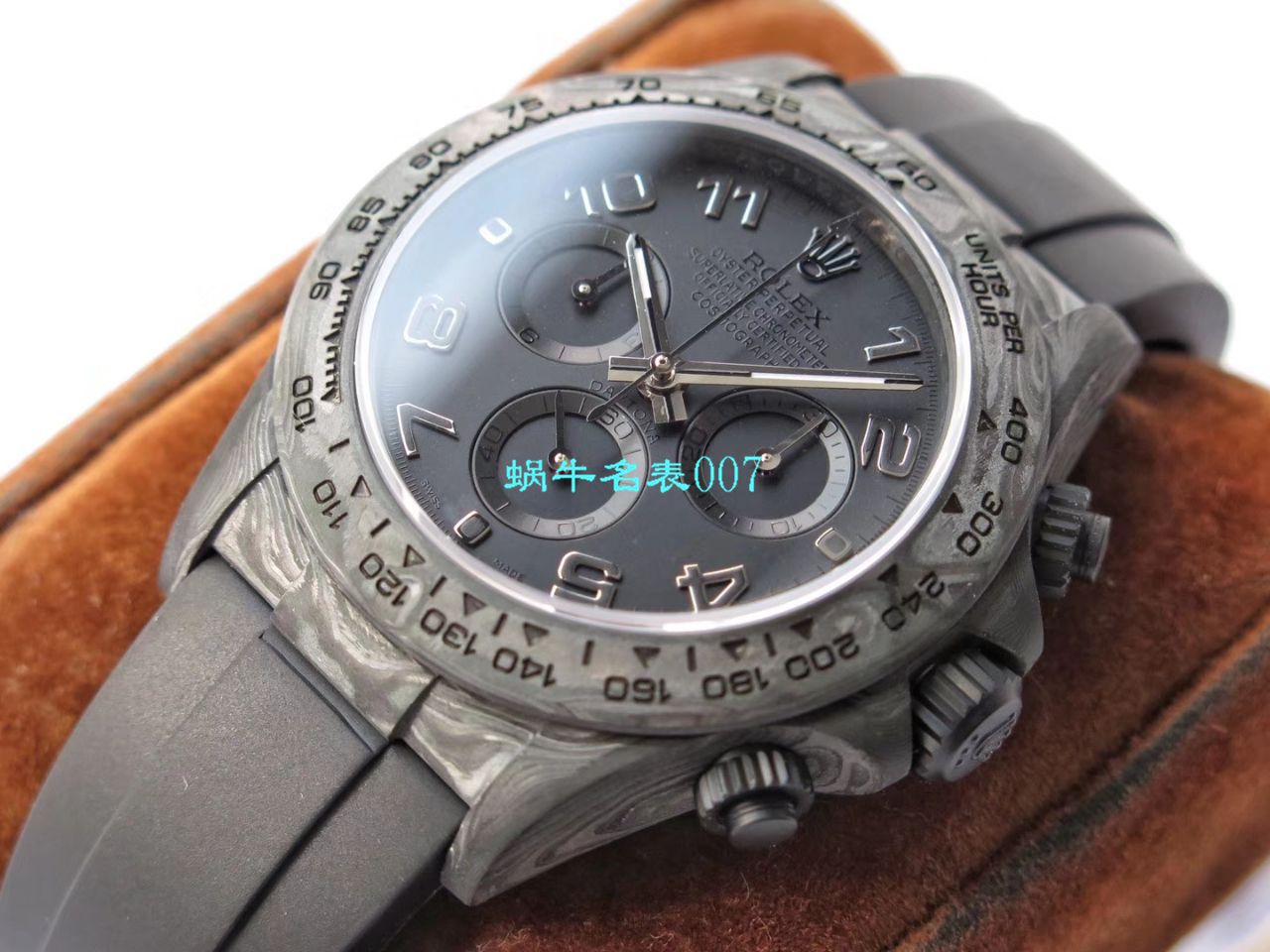 【TW Factory  Rolex  Replica Watches 】 Rolex ROLEX宇宙计时 Ditongna 系列之 carbon fiber 海外 copy customized 版 / R367