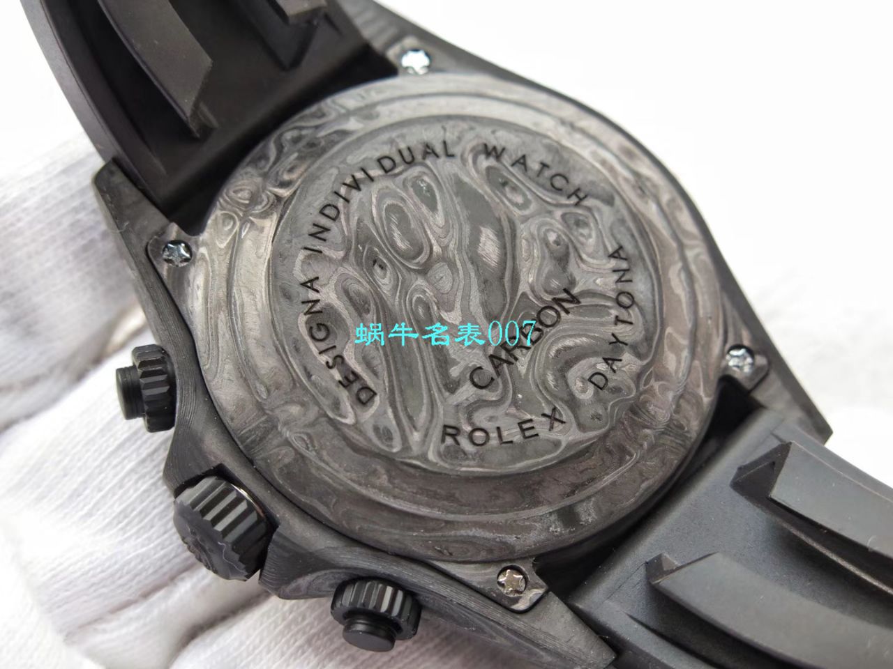 【TW Factory  Rolex  Replica Watches 】 Rolex ROLEX宇宙计时 Ditongna 系列之 carbon fiber 海外 copy customized 版 / R367
