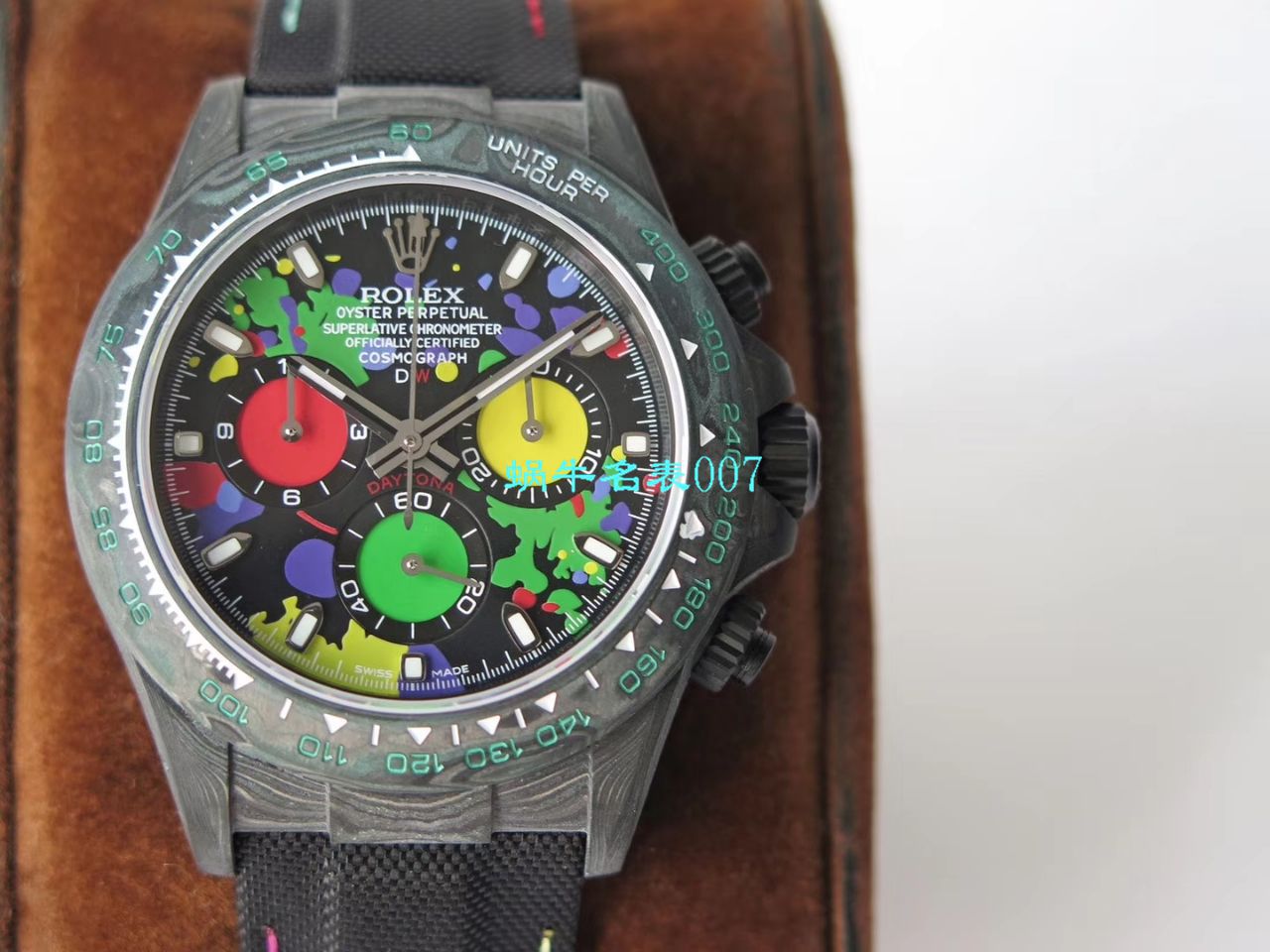 【TW Factory  Rolex  Replica Watches 】 Rolex ROLEX宇宙计时 Ditongna 系列之 carbon fiber 海外 copy customized 版 / R367