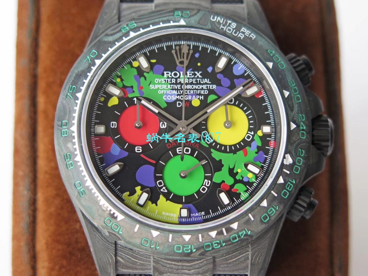 【TW Factory  Rolex  Replica Watches 】 Rolex ROLEX宇宙计时 Ditongna 系列之 carbon fiber 海外 copy customized 版 / R367