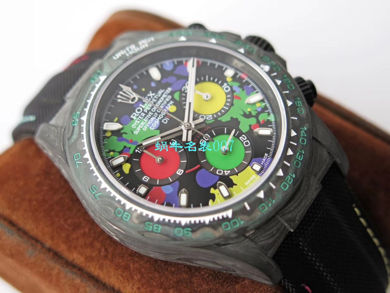 【TW Factory  Rolex  Replica Watches 】 Rolex ROLEX宇宙计时 Ditongna 系列之 carbon fiber 海外 copy customized 版 / R367