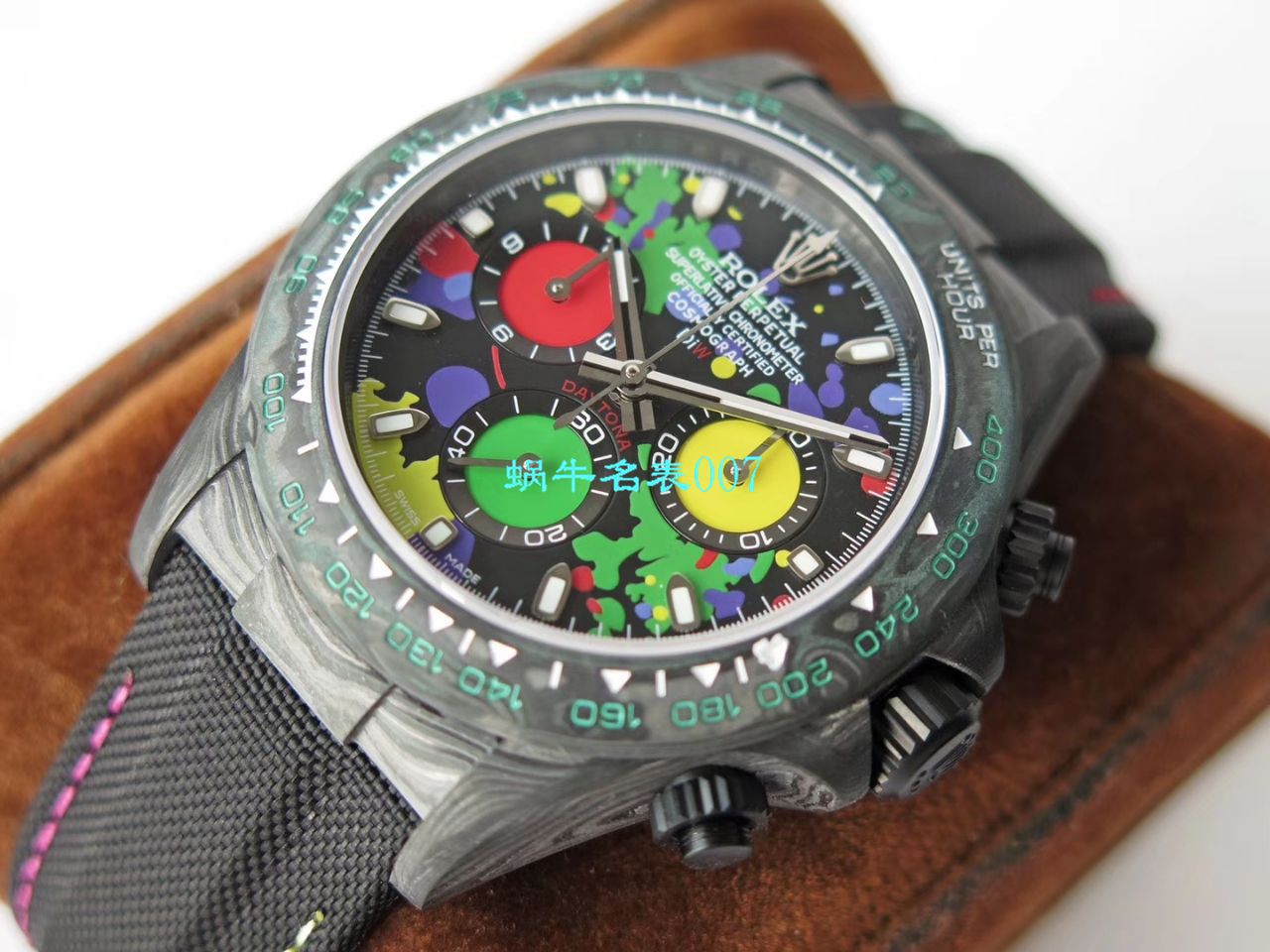 【TW Factory  Rolex  Replica Watches 】 Rolex ROLEX宇宙计时 Ditongna 系列之 carbon fiber 海外 copy customized 版 / R367