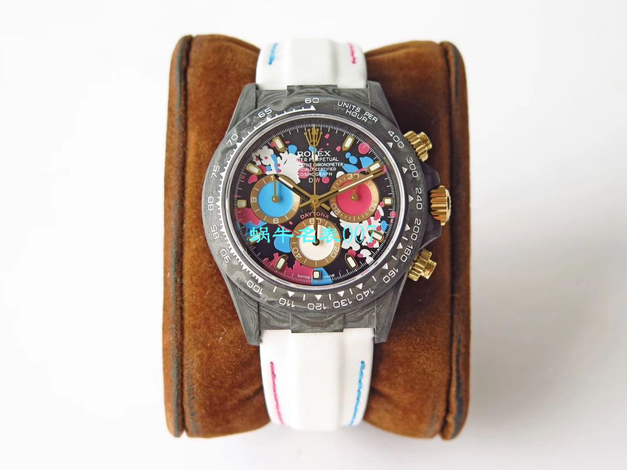 【TW Factory  Rolex  Replica Watches 】 Rolex ROLEX宇宙计时 Ditongna 系列之 carbon fiber 海外 copy customized 版 / R367