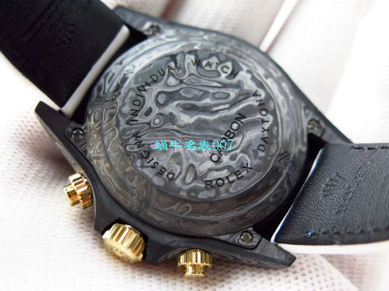 【TW Factory  Rolex  Replica Watches 】 Rolex ROLEX宇宙计时 Ditongna 系列之 carbon fiber 海外 copy customized 版 / R367