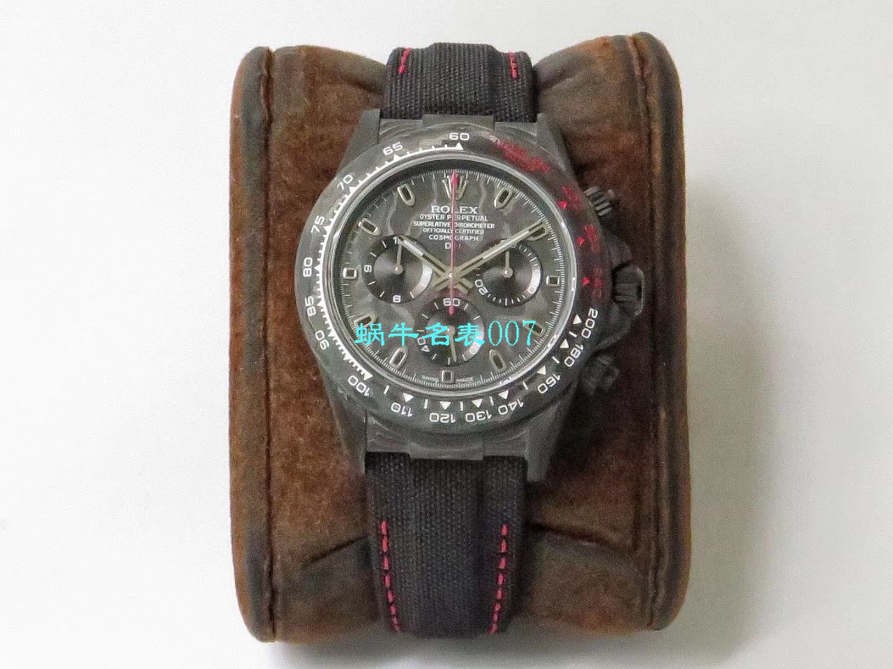 【TW Factory  Rolex  Replica Watches 】 Rolex ROLEX宇宙计时 Ditongna 系列之 carbon fiber 海外 copy customized 版 / R367