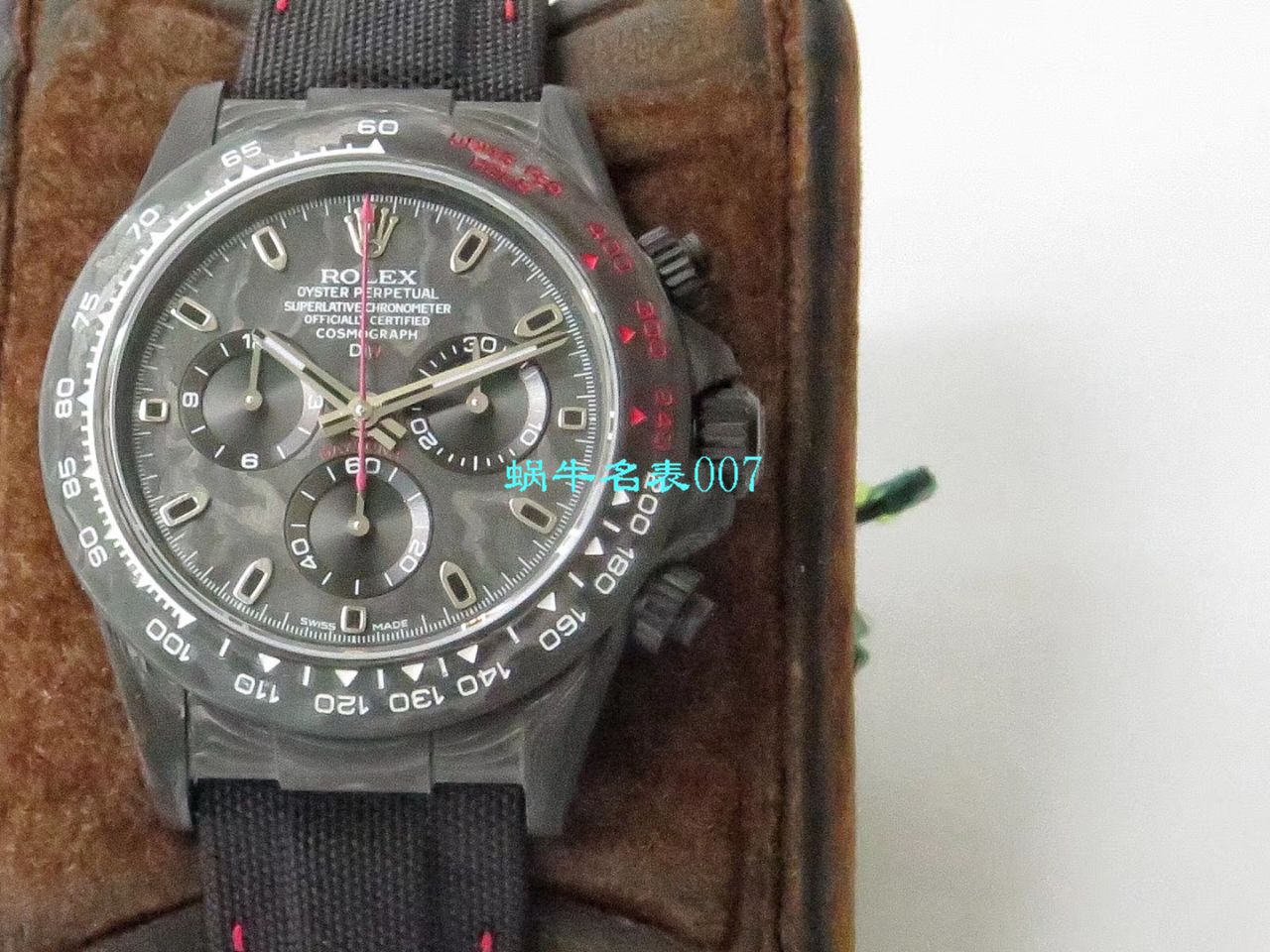【TW Factory  Rolex  Replica Watches 】 Rolex ROLEX宇宙计时 Ditongna 系列之 carbon fiber 海外 copy customized 版 / R367
