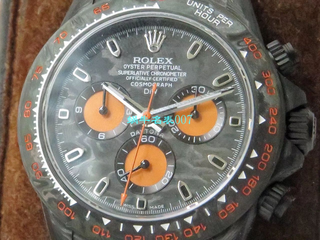 【TW Factory  Rolex  Replica Watches 】 Rolex ROLEX宇宙计时 Ditongna 系列之 carbon fiber 海外 copy customized 版 / R367