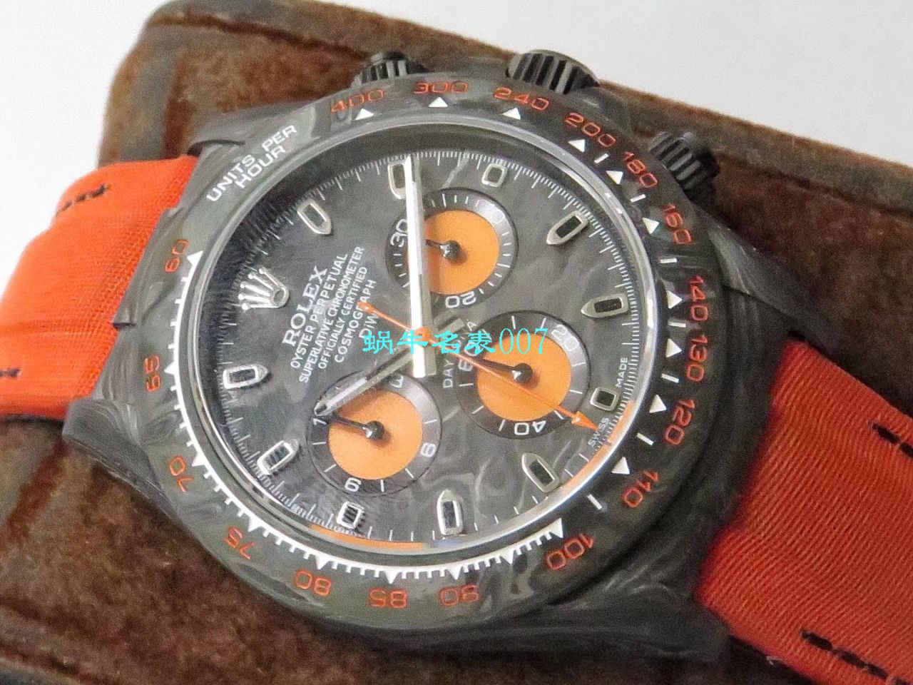 【TW Factory  Rolex  Replica Watches 】 Rolex ROLEX宇宙计时 Ditongna 系列之 carbon fiber 海外 copy customized 版 / R367