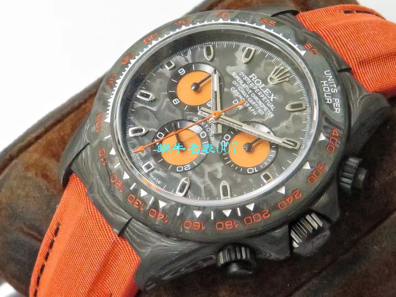 【TW Factory  Rolex  Replica Watches 】 Rolex ROLEX宇宙计时 Ditongna 系列之 carbon fiber 海外 copy customized 版 / R367