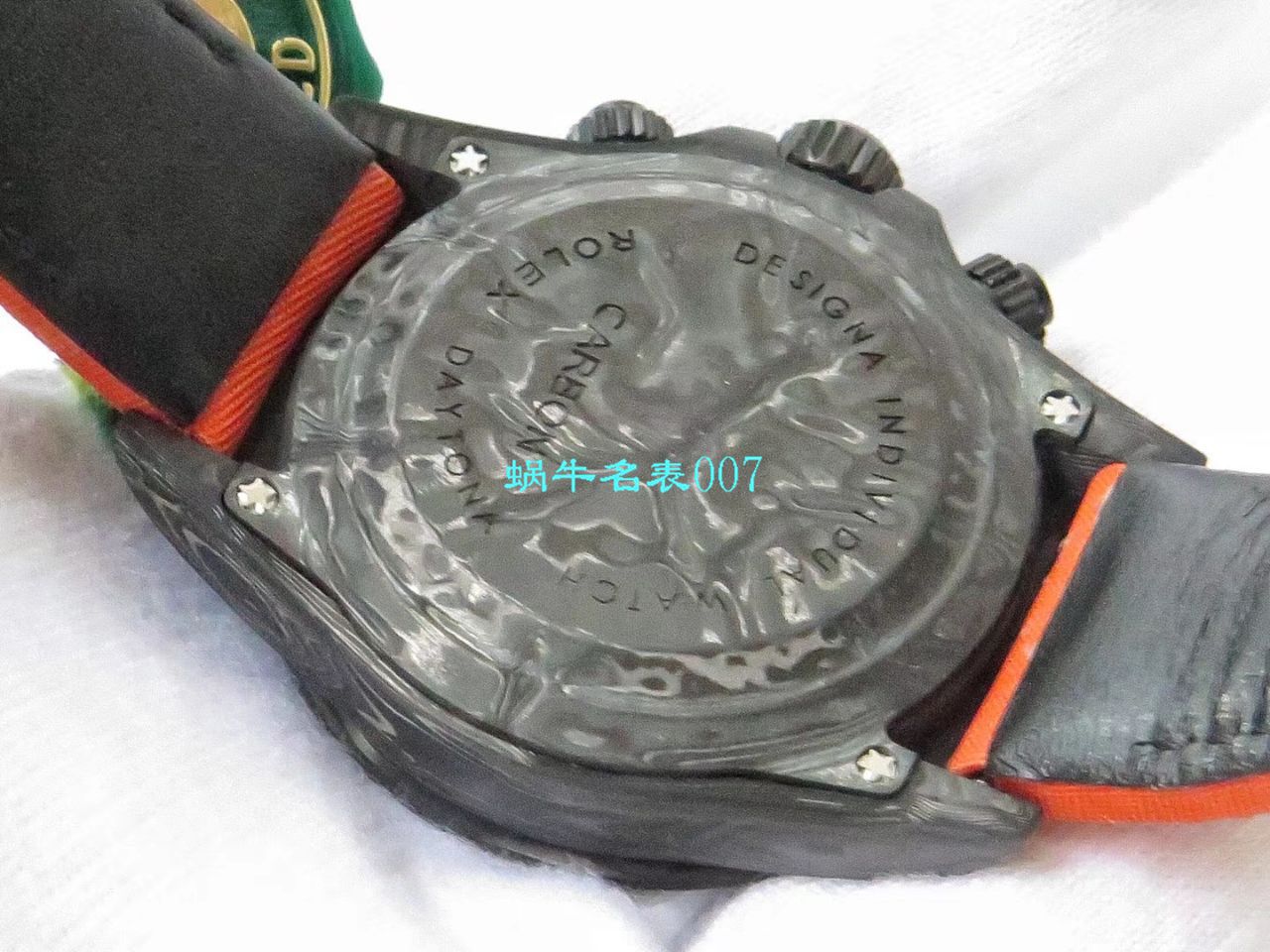 【TW Factory  Rolex  Replica Watches 】 Rolex ROLEX宇宙计时 Ditongna 系列之 carbon fiber 海外 copy customized 版 / R367