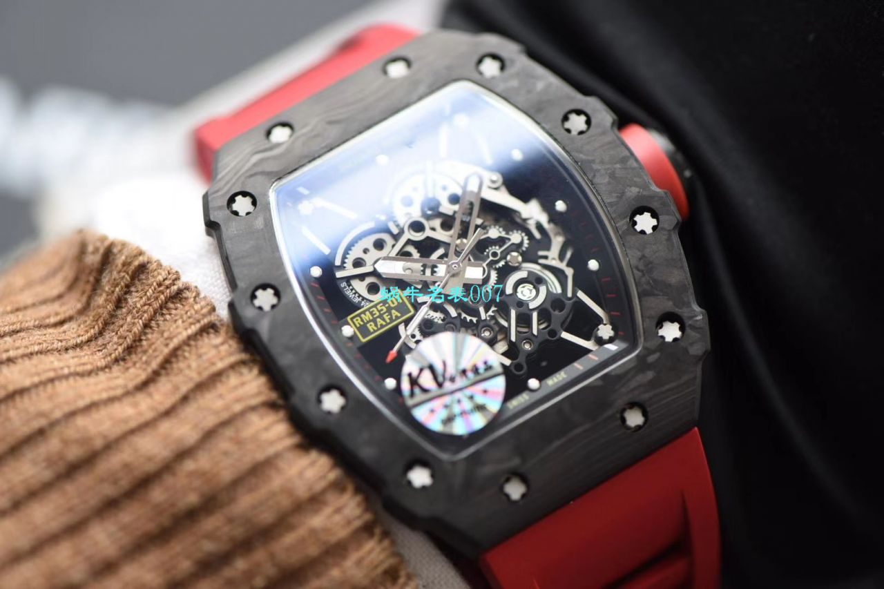  Video analysis KV Factory V3版本 High quality  Replica  RICHARD MILLE RM35-01 wrist watches  / KV03501V301