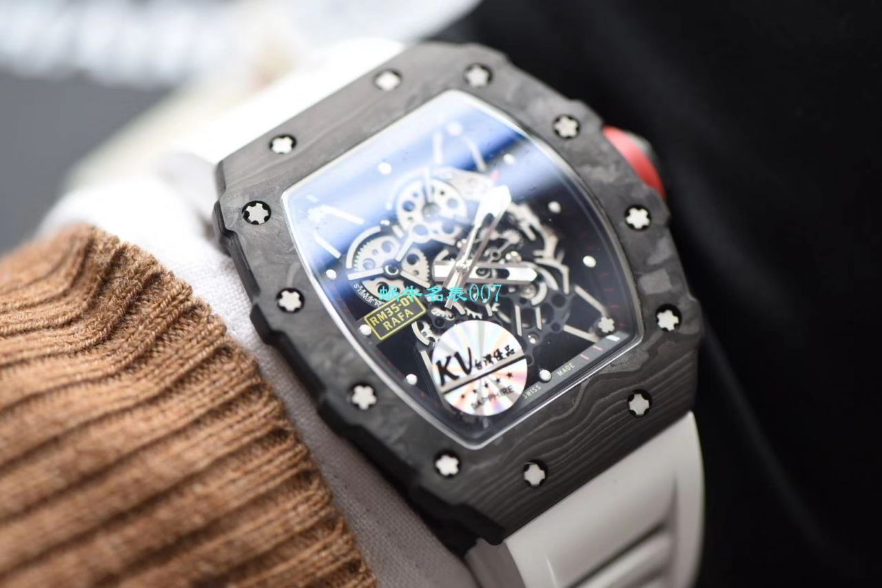 Video analysis KV Factory V3版本 High quality  Replica  RICHARD MILLE RM35-01 wrist watches  / KV03501V301