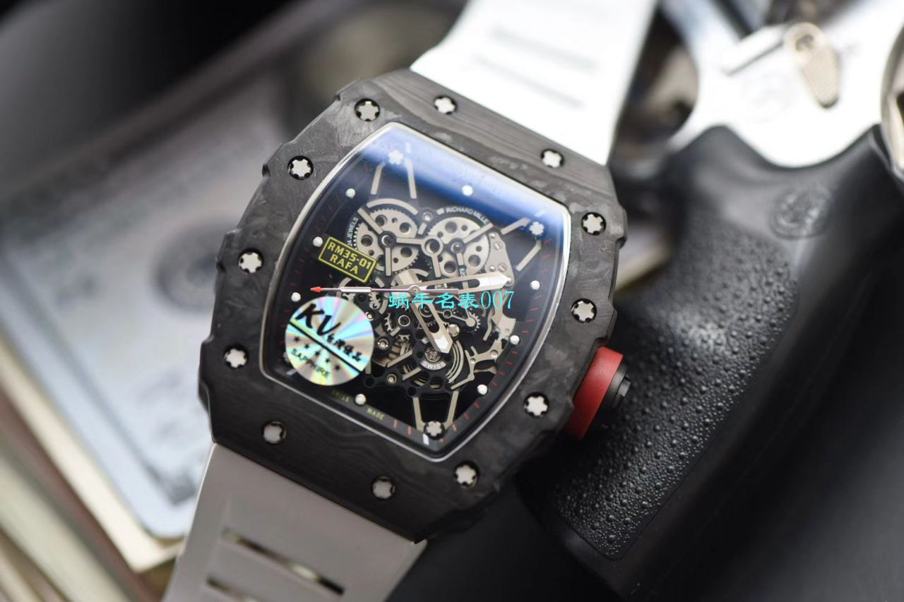  Video analysis KV Factory V3升级版 Perfect  Copy  RICHARD MILLE RM 35-01 wrist watches  / KV03501V306