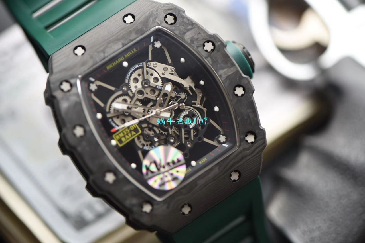  Video analysis KV Factory V3升级版 Perfect  Copy  RICHARD MILLE RM 35-01 wrist watches  / KV03501V306