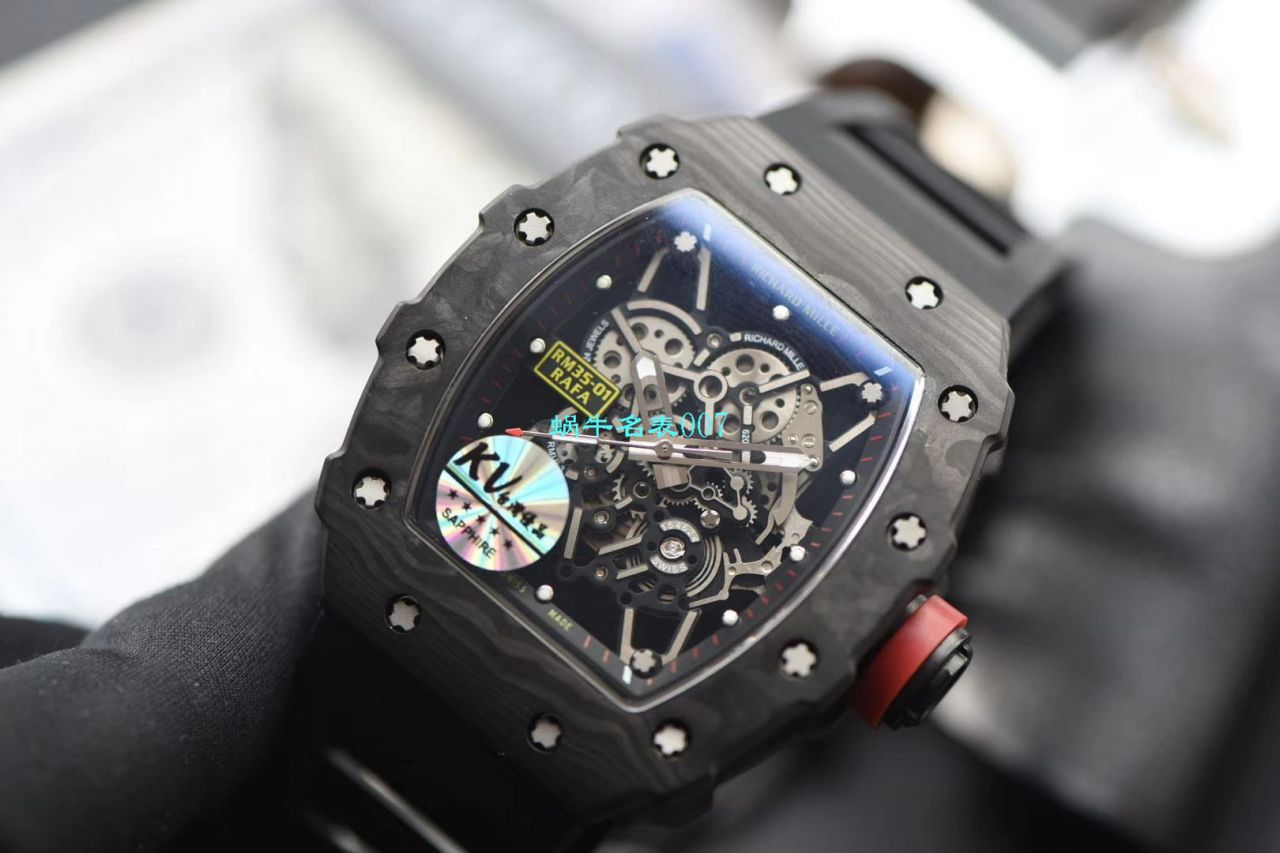  Video analysis KV Factory V3升级版 Perfect  Copy  RICHARD MILLE RM 35-01 wrist watches  / KV03501V306