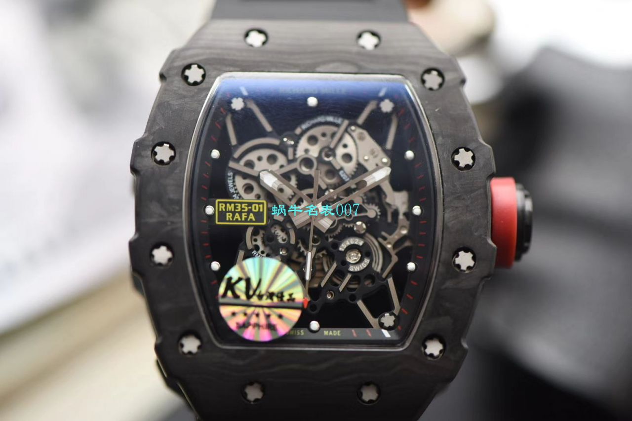  Video analysis KV Factory V3升级版 Perfect  Copy  RICHARD MILLE RM 35-01 wrist watches  / KV03501V306