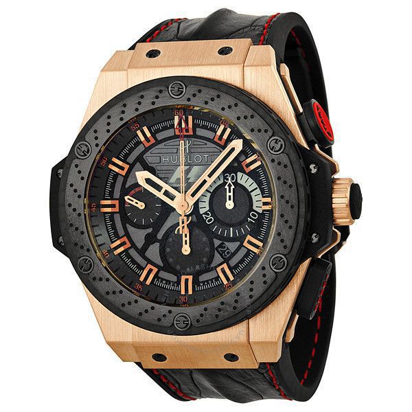  Video analysis V6 Factory  hublot 法拉利 Replica 表Hublot Big Bang 703.OM.6912.HR.FMC12 King Power Great Britain Limited Edition / YB072V6