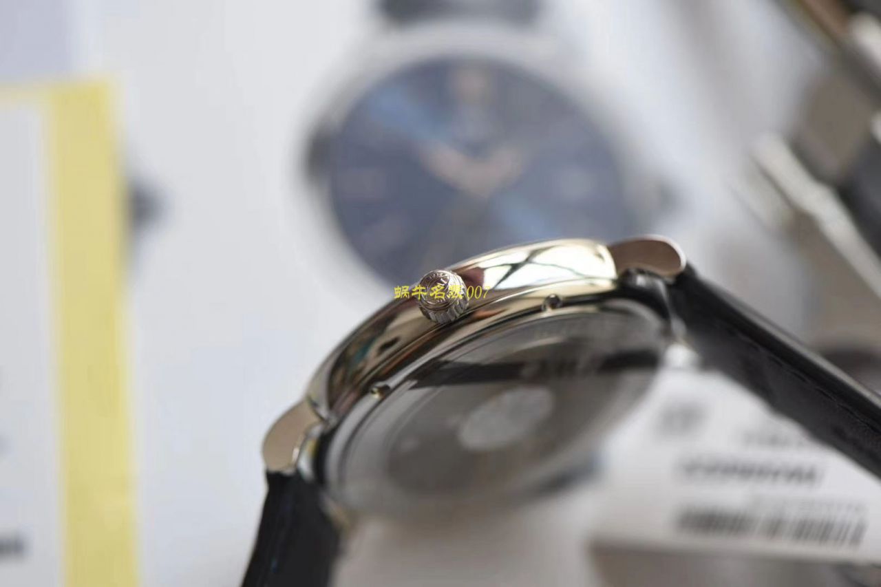  V7 Factory  High quality  Replica IWC IWC 柏涛菲诺 Replica IW356512新款蓝面波涛小镇底盖 / WG513