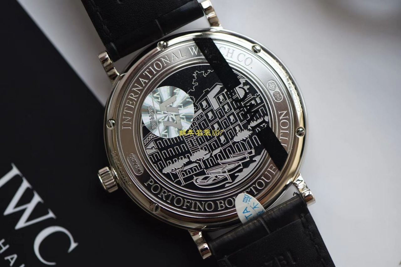 V7 Factory 官网 top  Replica Copy  IWC IWC柏涛菲诺IW356522新款蓝面波涛小镇底盖玫瑰金波涛菲诺 / WG516