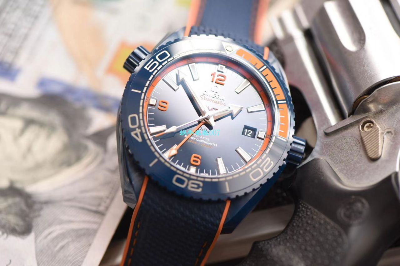 VS Factory 碧海之蓝OMEGA Seamaster GMT海洋宇宙45.5毫米 top  Replica Copy 215.92.46.22.03.001 wrist watches  / M669
