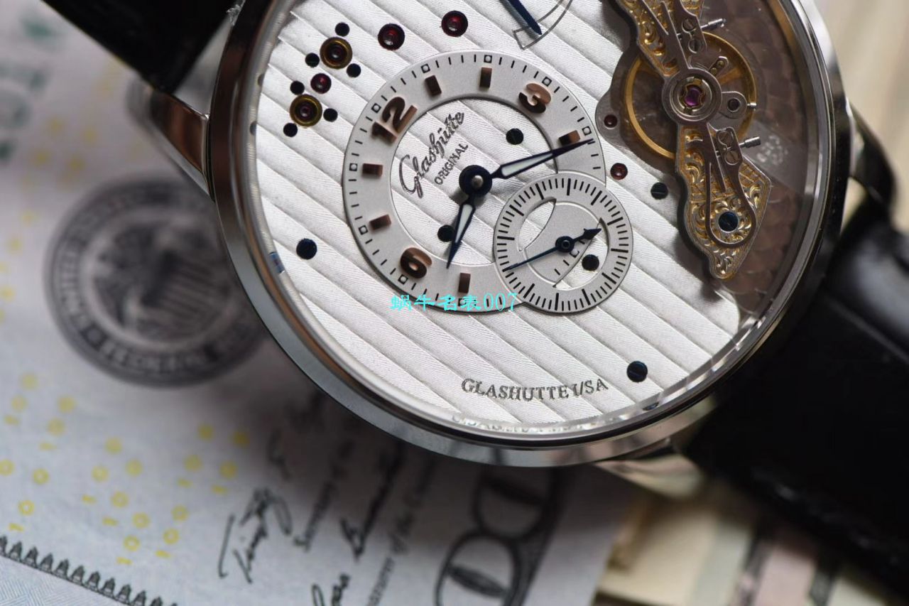 【TZ Factory  High quality  Replica Watches 】glashuette original原创偏心系列1-91-02-02-02-30 wrist watches  / GLA059