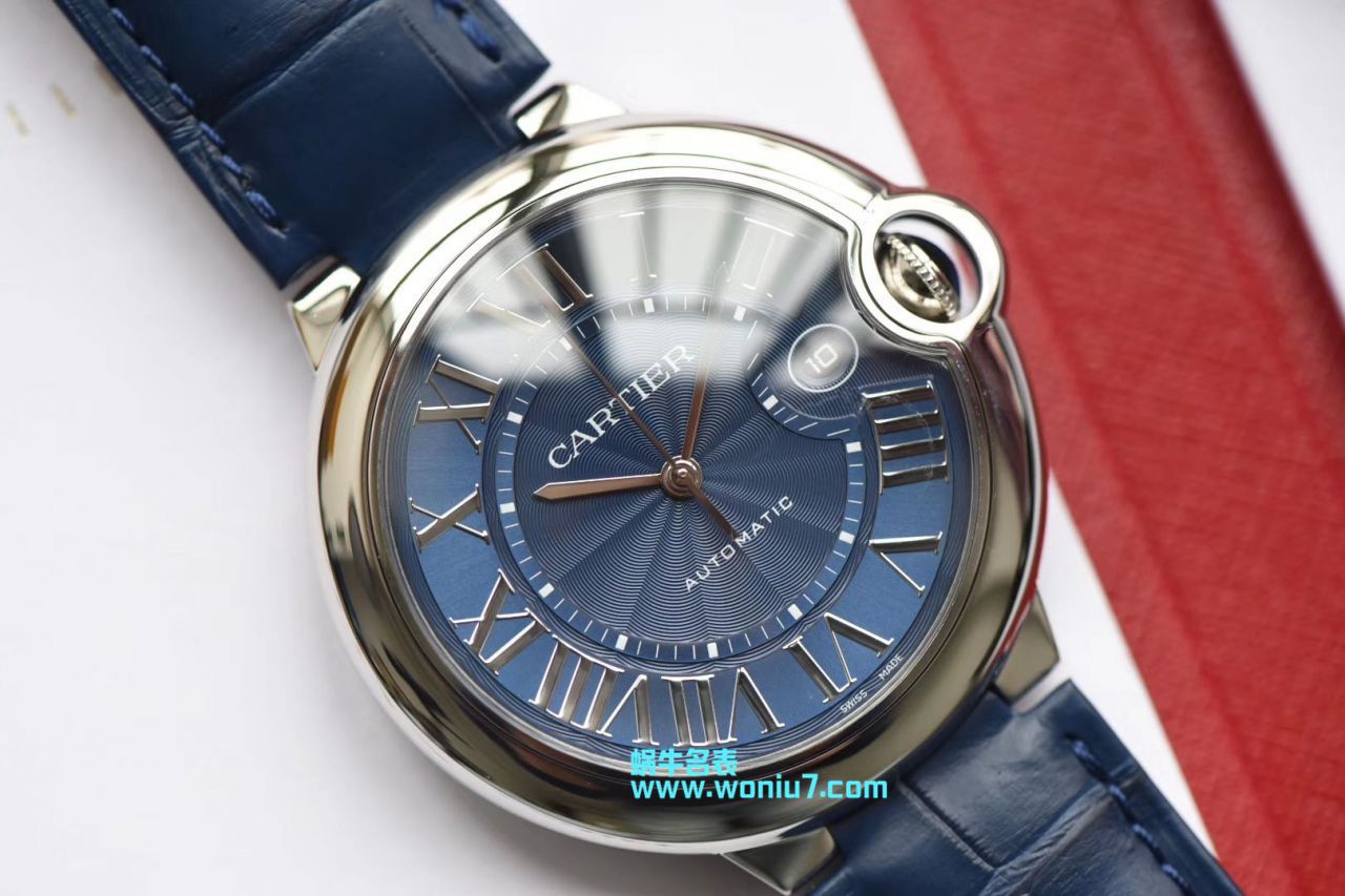  Video analysis V6 Factory  top  Replica Copy  Cartier  蓝气球系列WSBB0025 wrist watches 男款 / K175V6