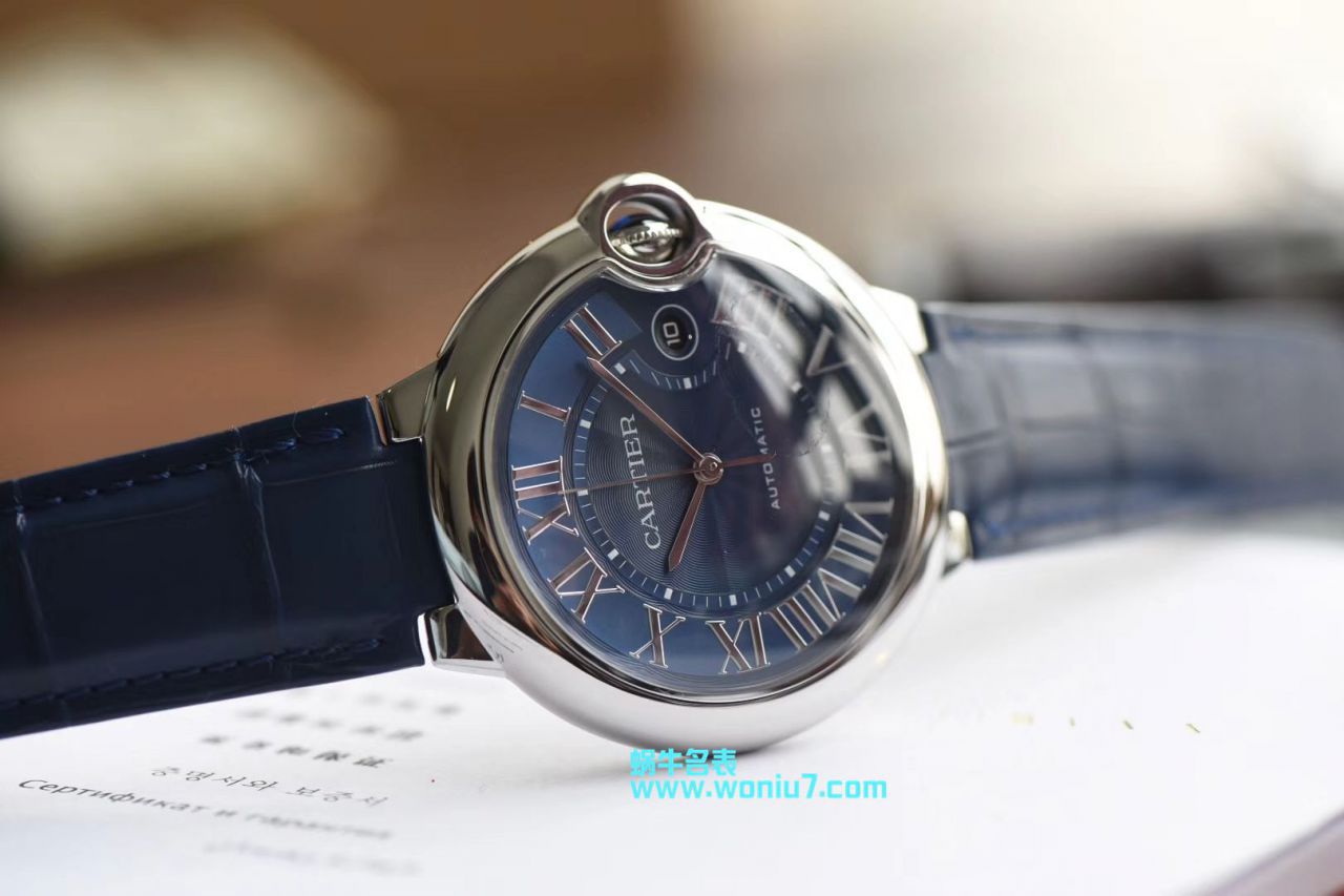  Video analysis V6 Factory  top  Replica Copy  Cartier  蓝气球系列WSBB0025 wrist watches 男款 / K175V6