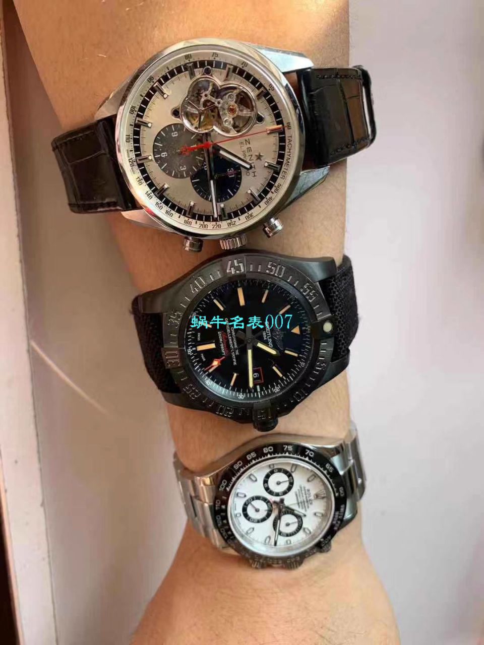 原单新款， Breitling 复仇者黑鸟，44mm，原 Factory 钛金属 watchcase  / BL087