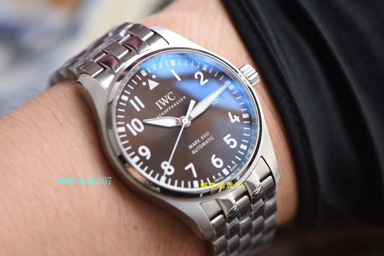 视频讲解V7 Factory  High quality  Replica IWC IWC 飞行员 MARK XVII IW327011 wrist watches  / WG371V7