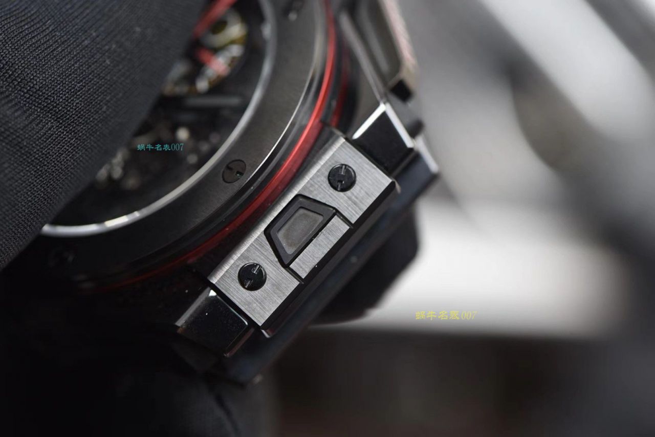 视频讲解V6 Factory  Replica  hublot 法拉利Hublot Big Bang Ferrari Ceramic F11系列401.CX.0123.VR wrist watches  / YB062V6