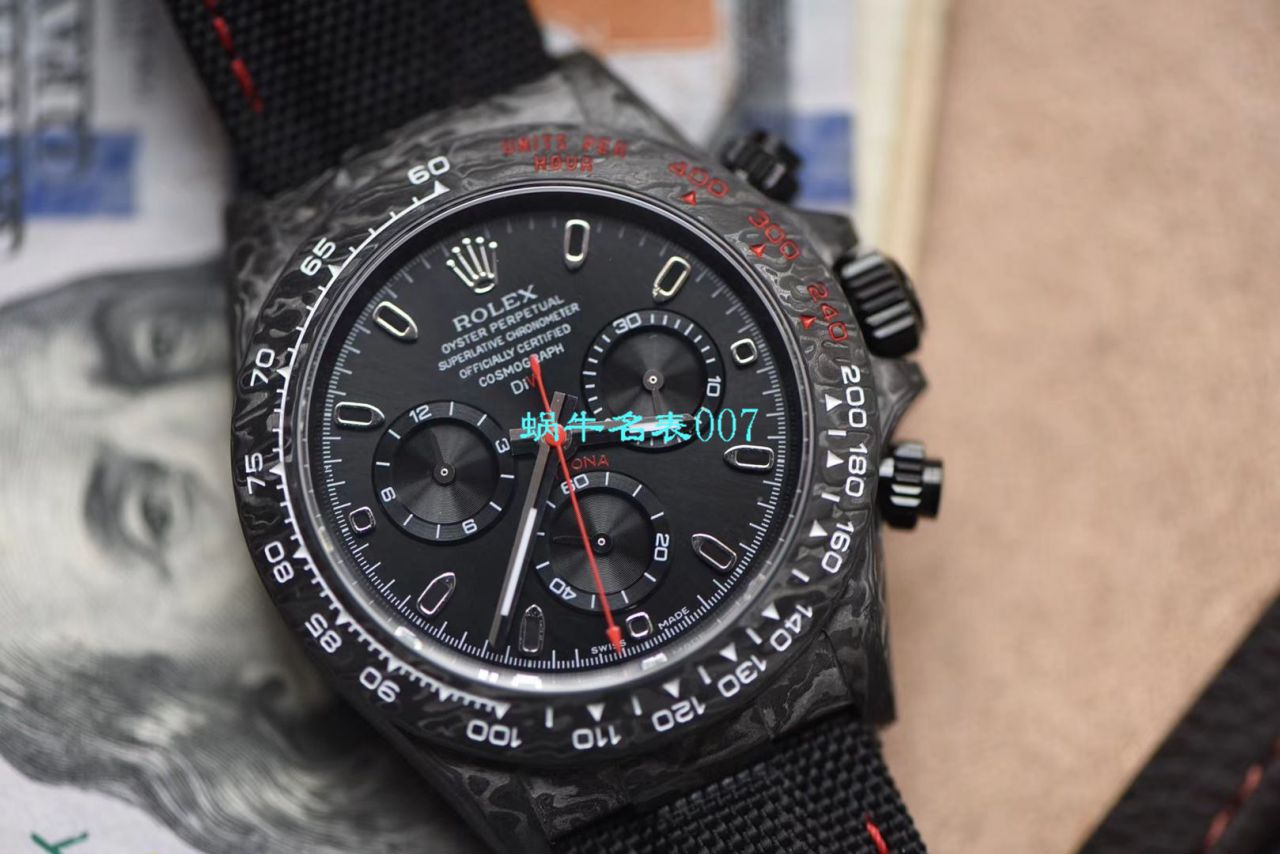 WWF Factory  High quality  Replica 最新升级版Rolex Rolex  carbon fiber  Ditongna Diw团队改造版 / R533